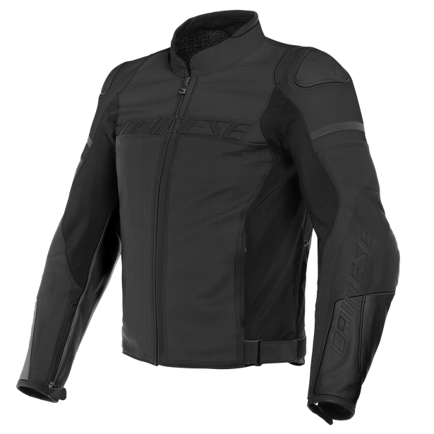 Куртка кожаная Dainese AGILE PERFORATED Black-Matt/Black-Matt/Black-Matt