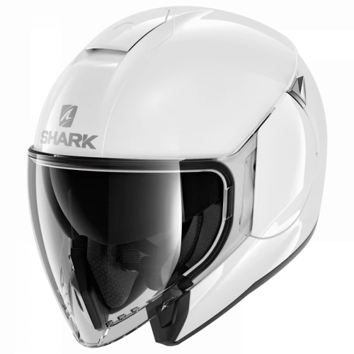 Мотошлем Shark CITYCRUISER, Blank White Glossy