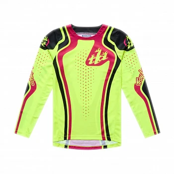 Мотоджерси подростковая Troy Lee Designs Youth GP Pro Roller Flo Yellow / Fuchsia
