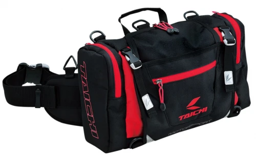 Сумка на пояс Taichi HIP BAG (L) Black/Red, 10L