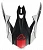 Козырёк Acerbis для шлема X-TRACK Red/White
