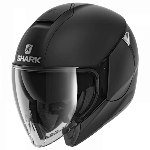 Мотошлем Shark CITYCRUISER, Blank Matt Black