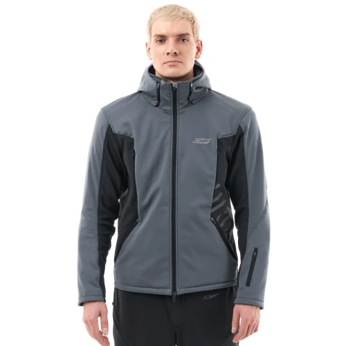 Мототолстовка DF URBAN Man Grey с защитой