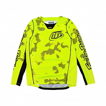 Мотоджерси подростковая Troy Lee Designs Youth GP Pro Blotted Flo Yellow-M