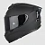 Мотошлем SOMAN SM961-S, matte black-black spoiler