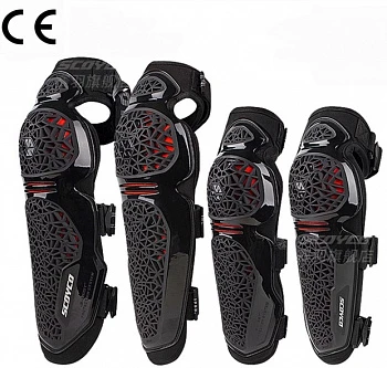 Мотонаколенники TPU KNEE AND ELBOW PROTECTOR K30H30, BLACK