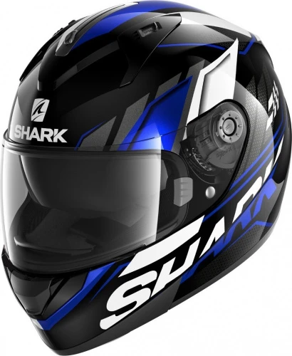 Мотошлем Shark Ridill 1.2, Phaz Black/Blue Glossy