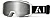 Очки для шлема AIROH GOGGLE BLAST XR1, GBXR114 WHITE MATT