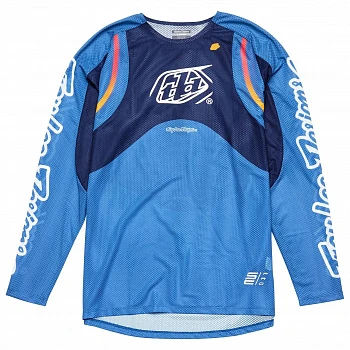 Мотоджерси Troy Lee Designs SE Pro Air Jersey Pinned Blue