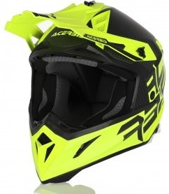 Шлем Acerbis STEEL CARBON Yellow Fluo