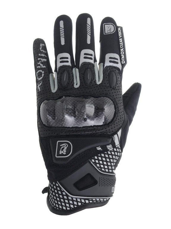 Перчатки DIMOX AIR TEX Gloves GL-0759, черно-серый текстиль мужской S