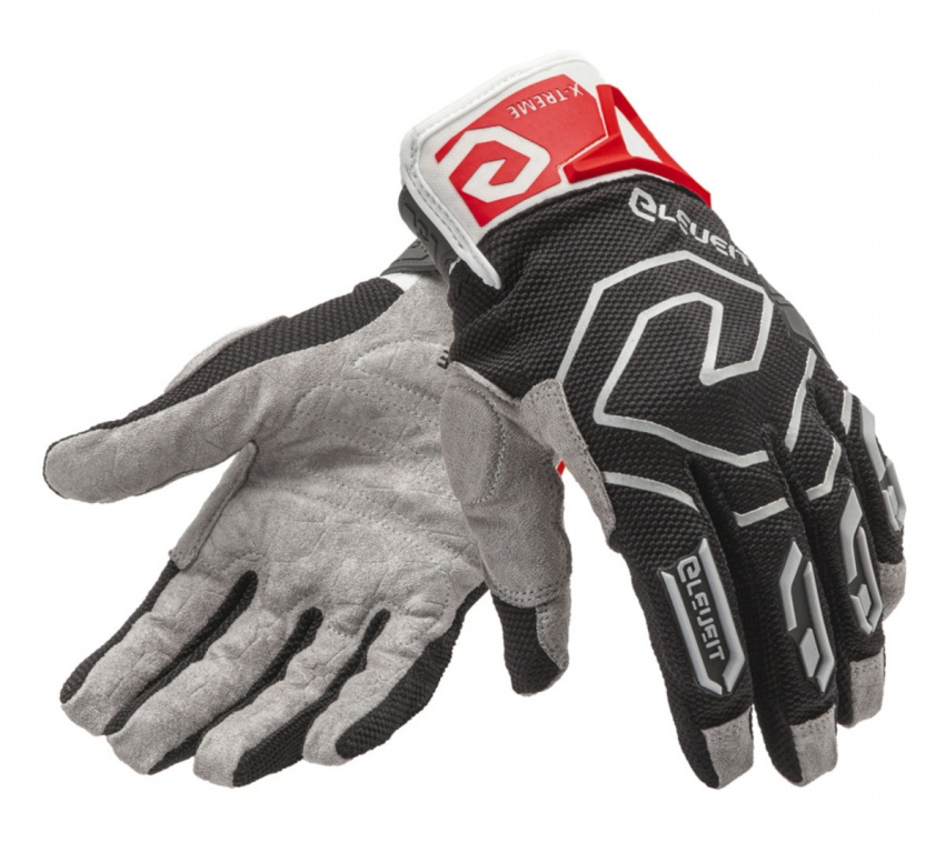 Перчатки ELEVEIT X TREME GLOVES black/red/white, black/red/white муж. L