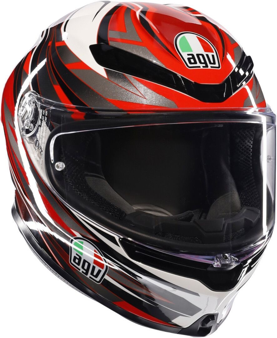 Шлем AGV K6 S E2206 MPLK Reeval White/Red/Grey