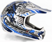 Marushin Шлем XMR PRO POIZUN, white/blue