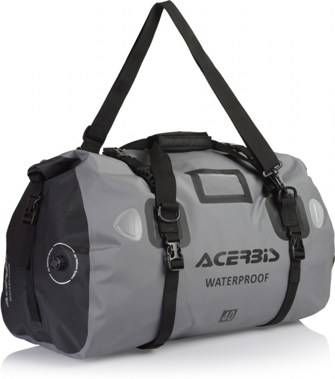 Сумка водонепроницаемая горизонтальная Acerbis X-WATER HORIZONTAL Black/Grey