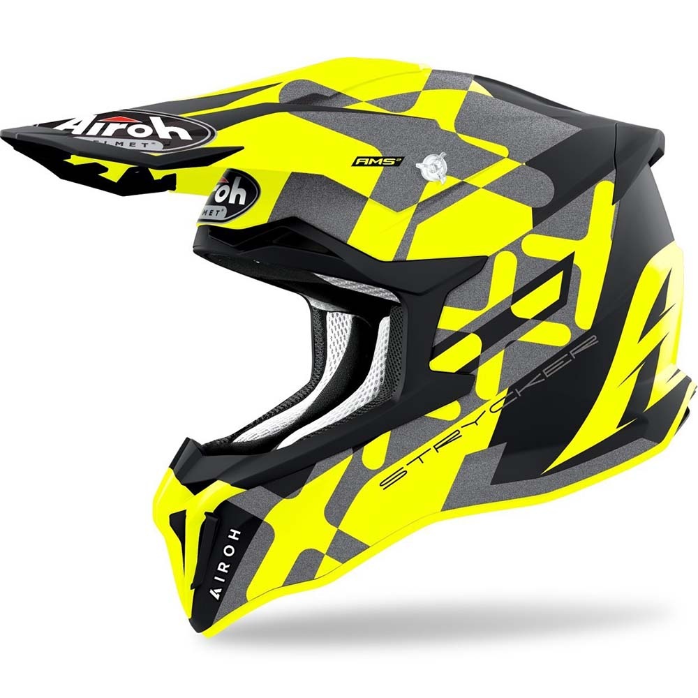 Мотошлем AIROH STRYCKER XXX, YELLOW MATT