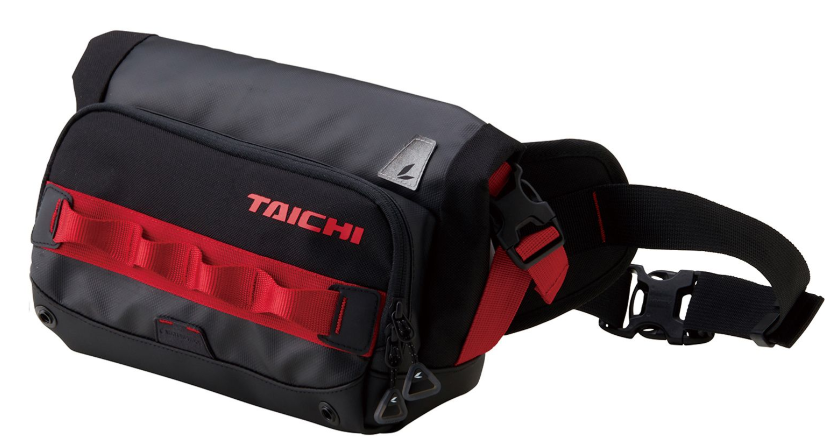 Сумка на пояс водонепроницаемая Taichi WP HIP BAG Black/Red, 5L