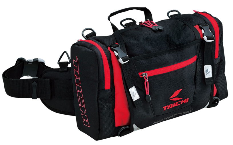 Сумка на пояс Taichi HIP BAG (L) Black/Red