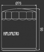 Масляный фильтр HI FLO HF551