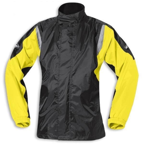 Дождевая куртка HELD Mistral II Rain jacket, черно-желтый нейлон - 3XL