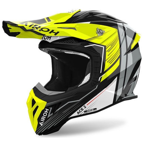 Мотошлем AIROH AVIATOR ACE 2 GROUND, YELLOW GLOSS