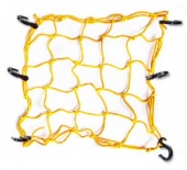 Багажная сетка Rexwear пластиковые крючки 40*40см, желтая