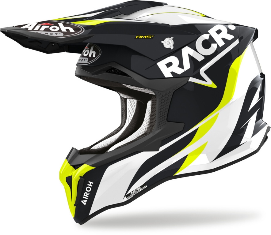 Мотошлем AIROH STRYCKER RACR GLOSS