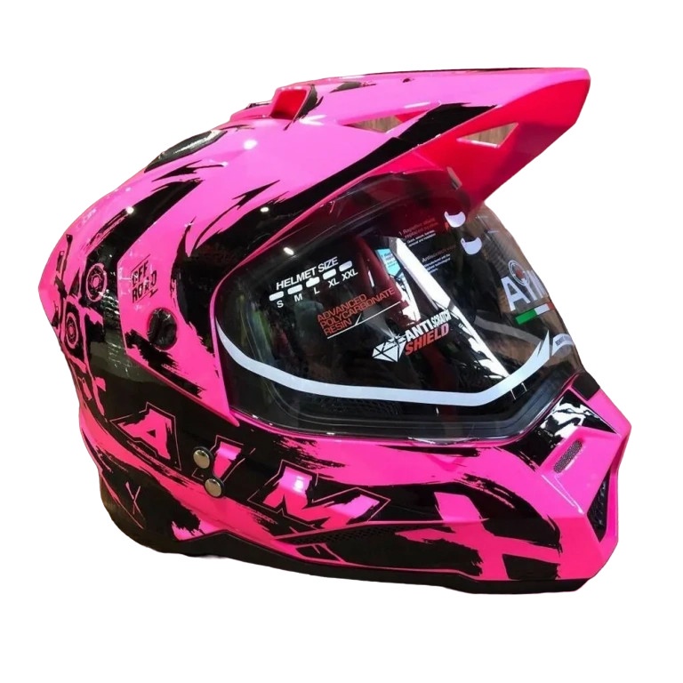Шлем детский AiM JK802Y Pink/Black