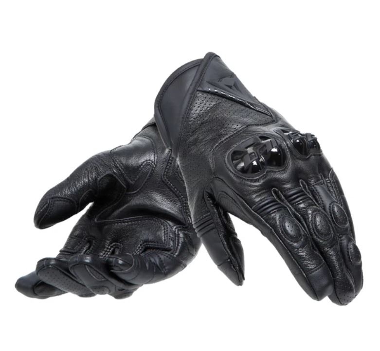 Перчатки кожанные Dainese BLACKSHAPE LEATHER GLOVES BLACK/BLACK