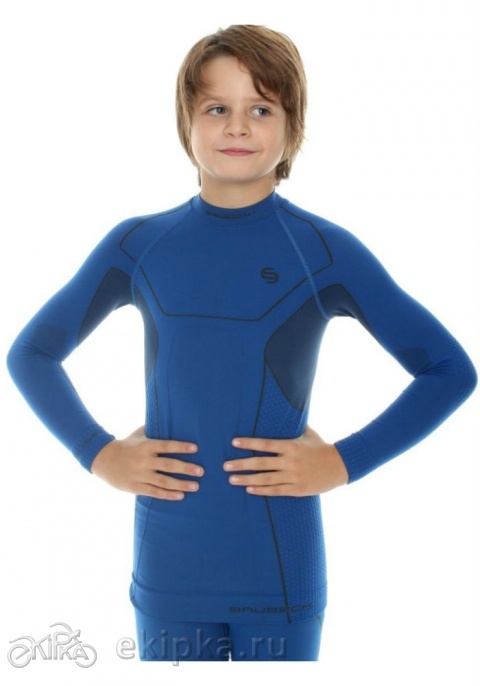 Водолазка на мальчика Brubeck Thermo, синяя