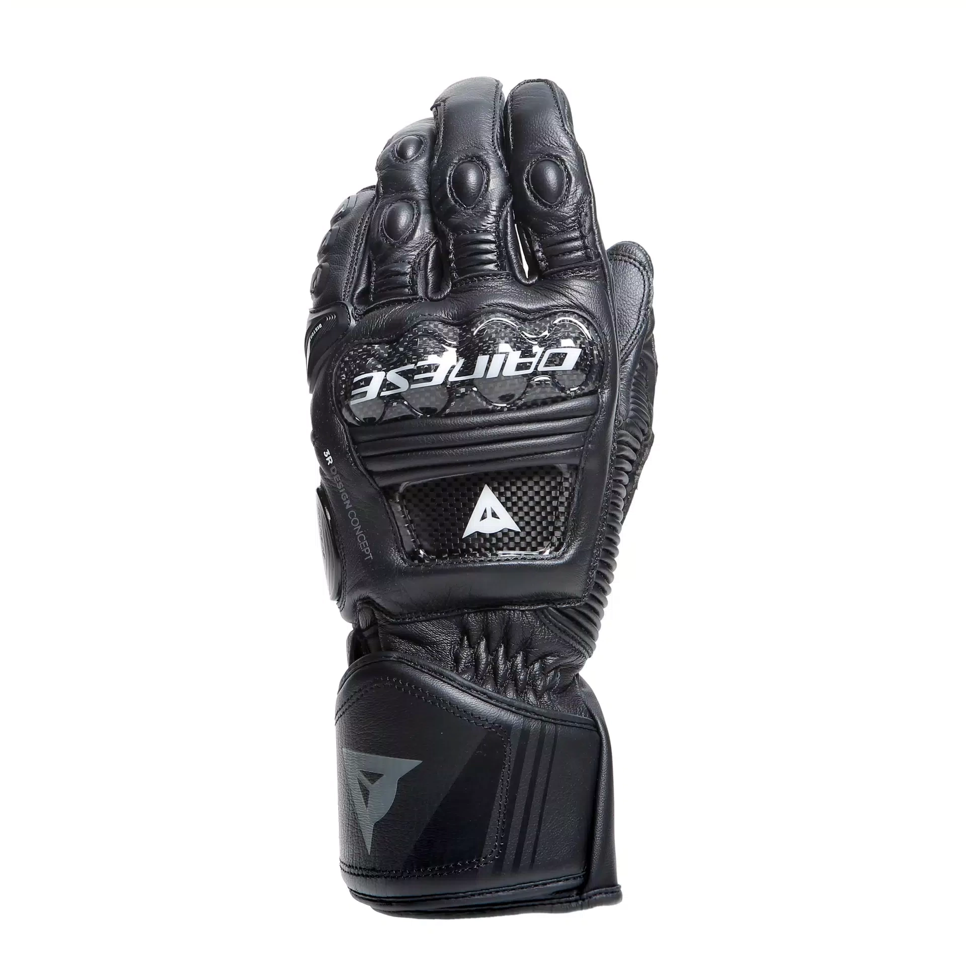 Перчатки кожаные Dainese DRUID 4 LEATHER GLOVES Black/Black/Charcoal-Gray