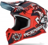 Мотошлем Acerbis Linear, blue/red