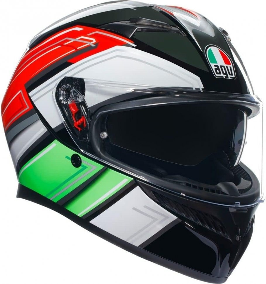 Шлем AGV K3 E2206 MPLK Wing Black/Italy