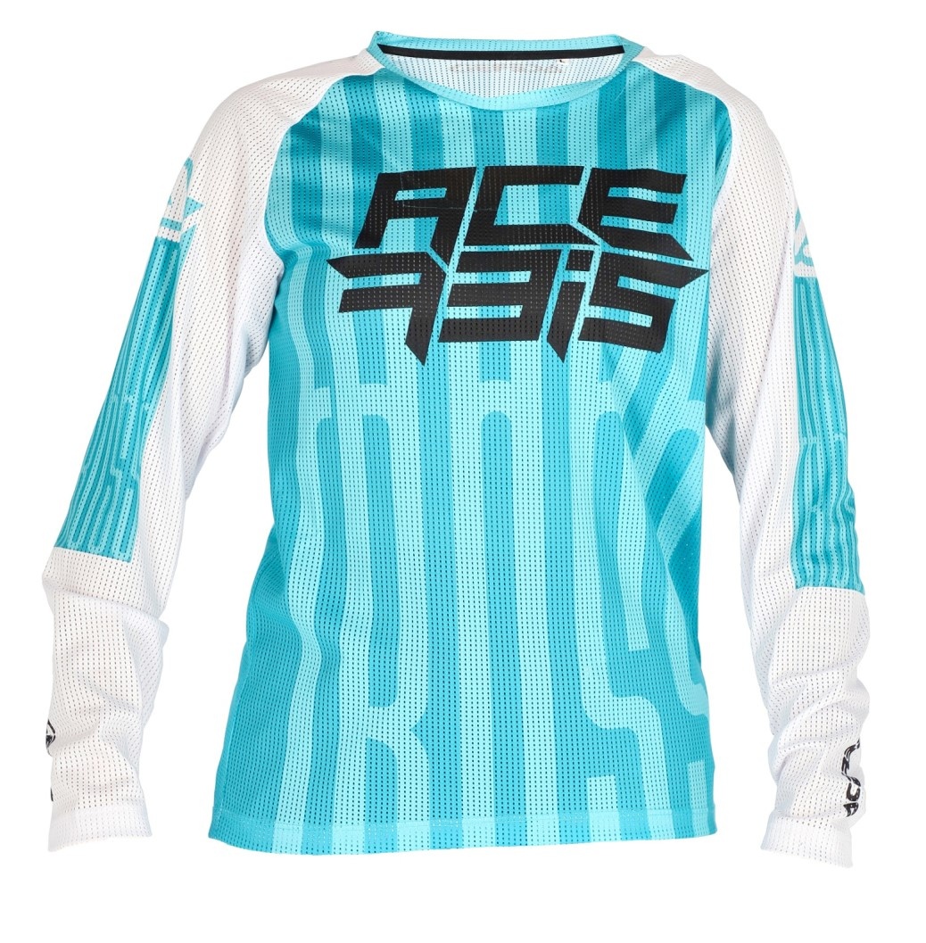 Джерси детское Acerbis MX J-WINDY FIVE KID VENTED Blue/White