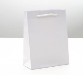 Ekipka Пакет ламинированный "Гамма", белый, 18*8*23 см.