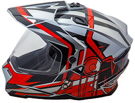 Шлем AiM JK802 Red/Grey/Black