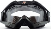 Кроссовые очки Ariete RC Flow, black, clear double ventilated lens