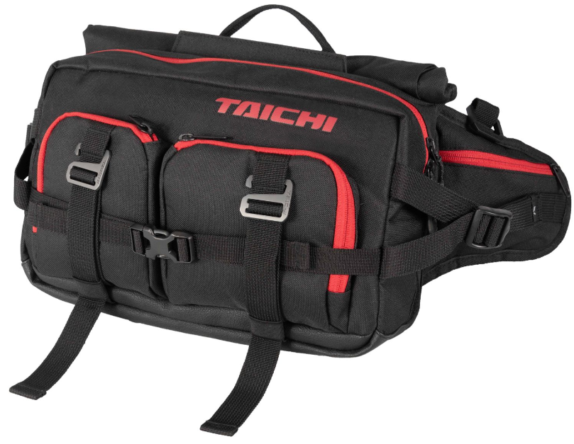 Сумка на пояс Taichi WP HIP BAG (L) Black/Red, 10L