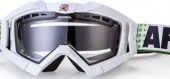 Кроссовые очки Ariete RC Flow, white, clear double ventilated lens
