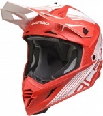 Мотошлем Acerbis X-Track, red/white