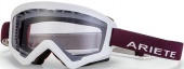 Кроссовые очки Ariete Mudmax, racer red/silver lens-grey strap