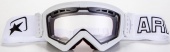Кроссовые очки Ariete Mudmax, white/double clear ventilated lens no pins