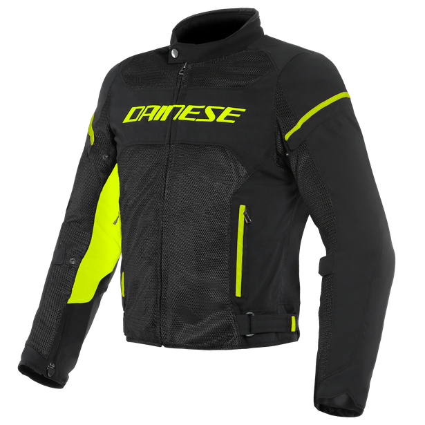 Куртка текстильная Dainese AIR FRAME D1 TEX Black/Black/Yellow-Fluo