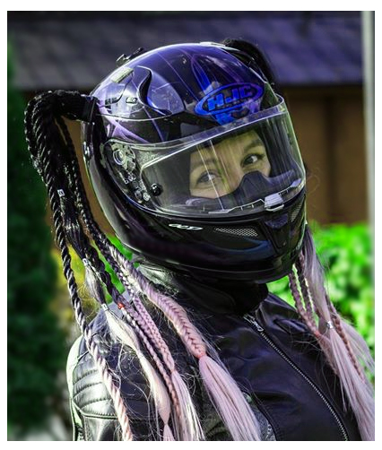Коса на шлем для мото для горнолыжного MOTOTOR купить в интернет-магазине Wildberries