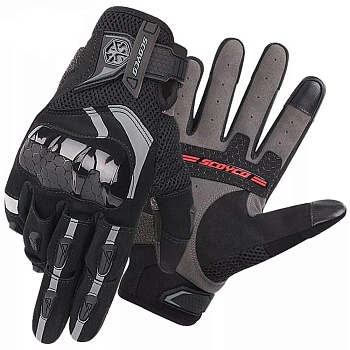 Мотоперчатки TPU SHELL PROTECTION GLOVE MC117, BLACK