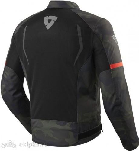 Revit Мотокуртка Torque, black-army green