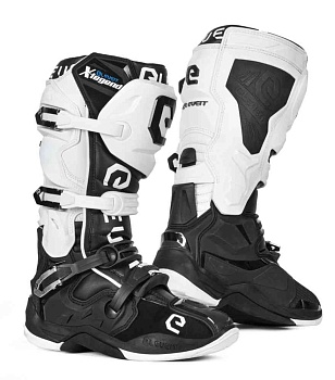 Мотоботы ELEVEIT X LEGEND (white/black), white/black муж.