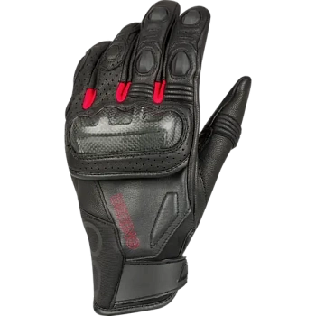 Перчатки кожаные Bering RADIAL Black/Red
