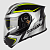 Мотошлем SOMAN SM965, vision yellow silver