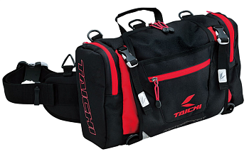 Сумка на пояс Taichi HIP BAG (L) Black/Red